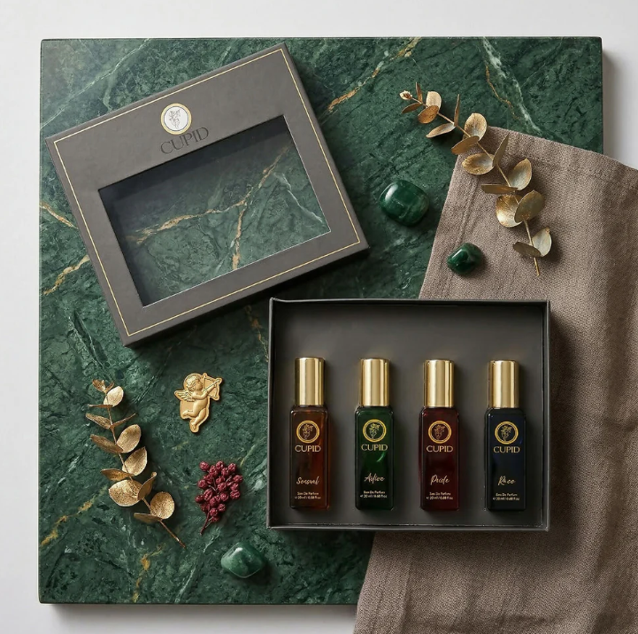 Premium Perfume Gift Set for Men Long Lasting Fragrance Collection (4x20ml)