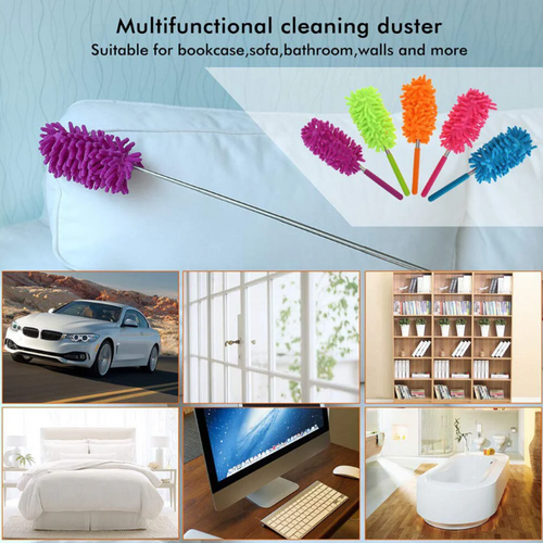 Feather Duster - Multipurpose Microfiber Fan Cleaning Duster for Quick and Easy Cleaning